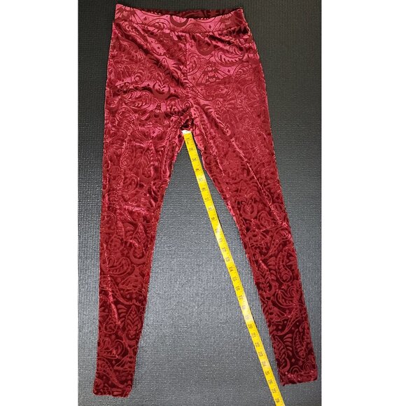 Killstar Saiph Burnout Velvet Leggings - Size XS - Picture 6 of 6